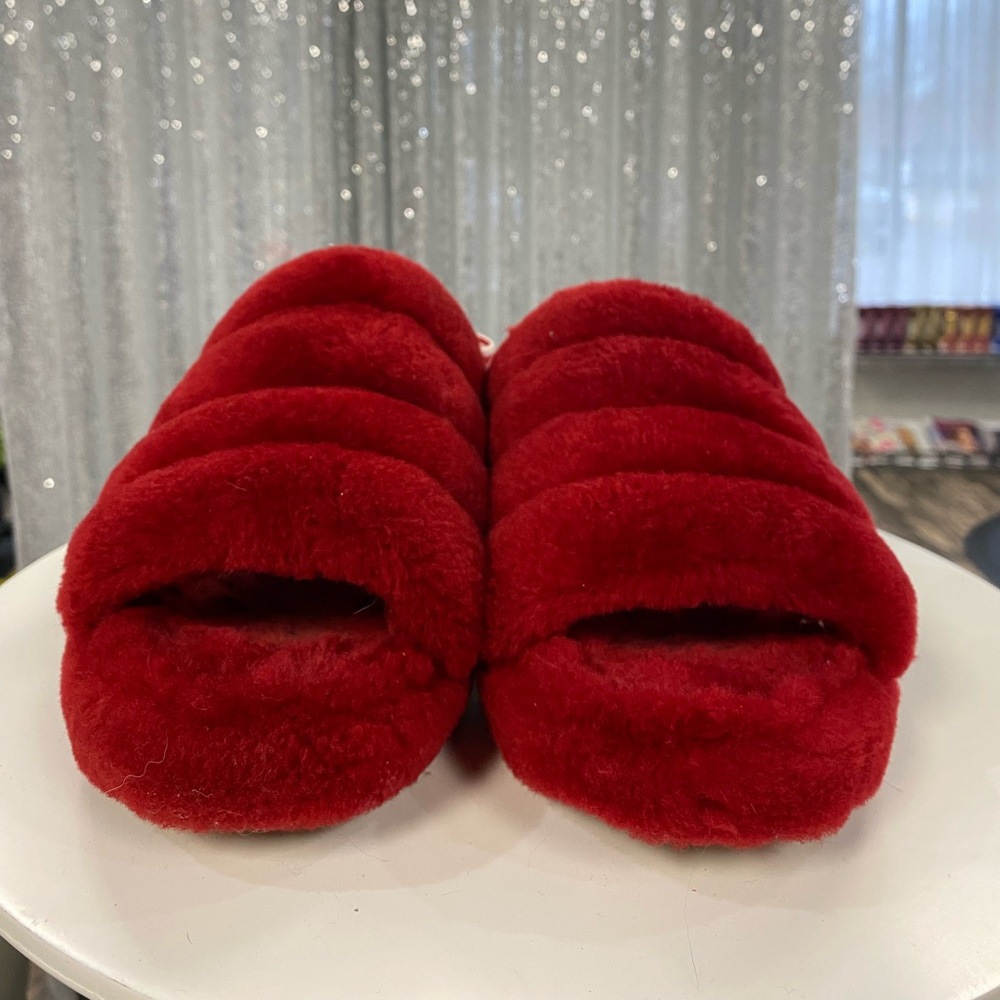 Size 8 Red Ugg Sling Slippers
